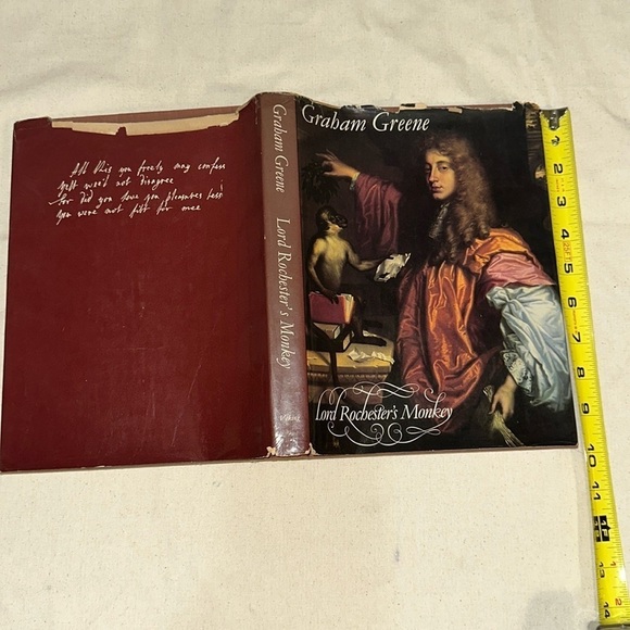 Lord Rochester's Monkey by Graham Greene Hardcover Book 1974 - Picture 1 of 16